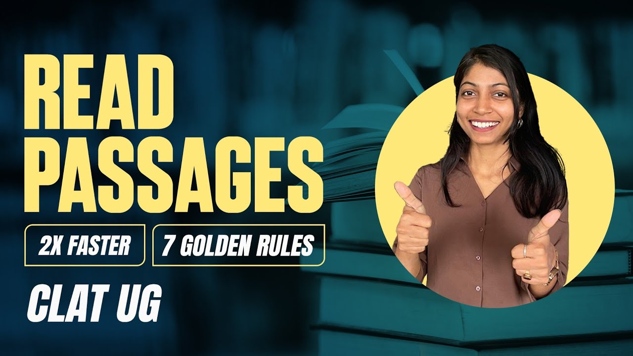 Read passages 2x faster | 7 Proven Techniques | CLAT UG 2025