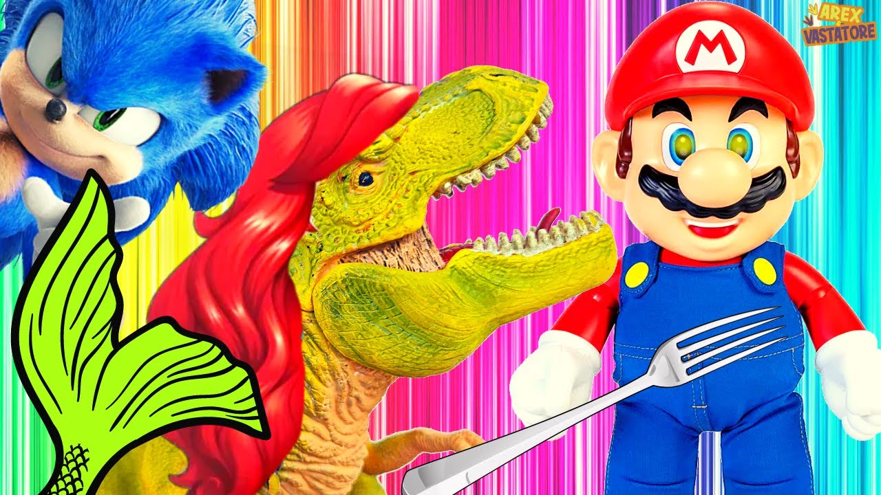 Arex e Vastatore tra VIDEOGIOCHI e CARTONI 🎮🦔🧜‍♀️