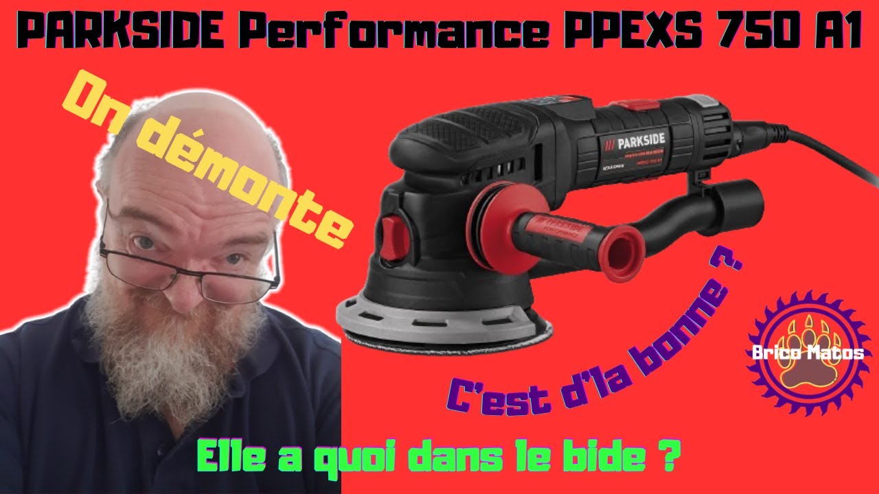 Parkside performance PPEXS 150 A1 Ouverture de la ponceuse roto excentrique