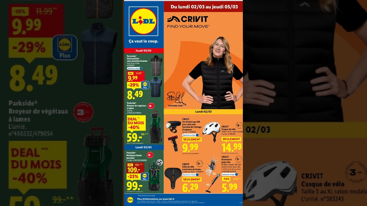 LIDL Les bonnes affaires de la semaine  du 02.03 au 05.03