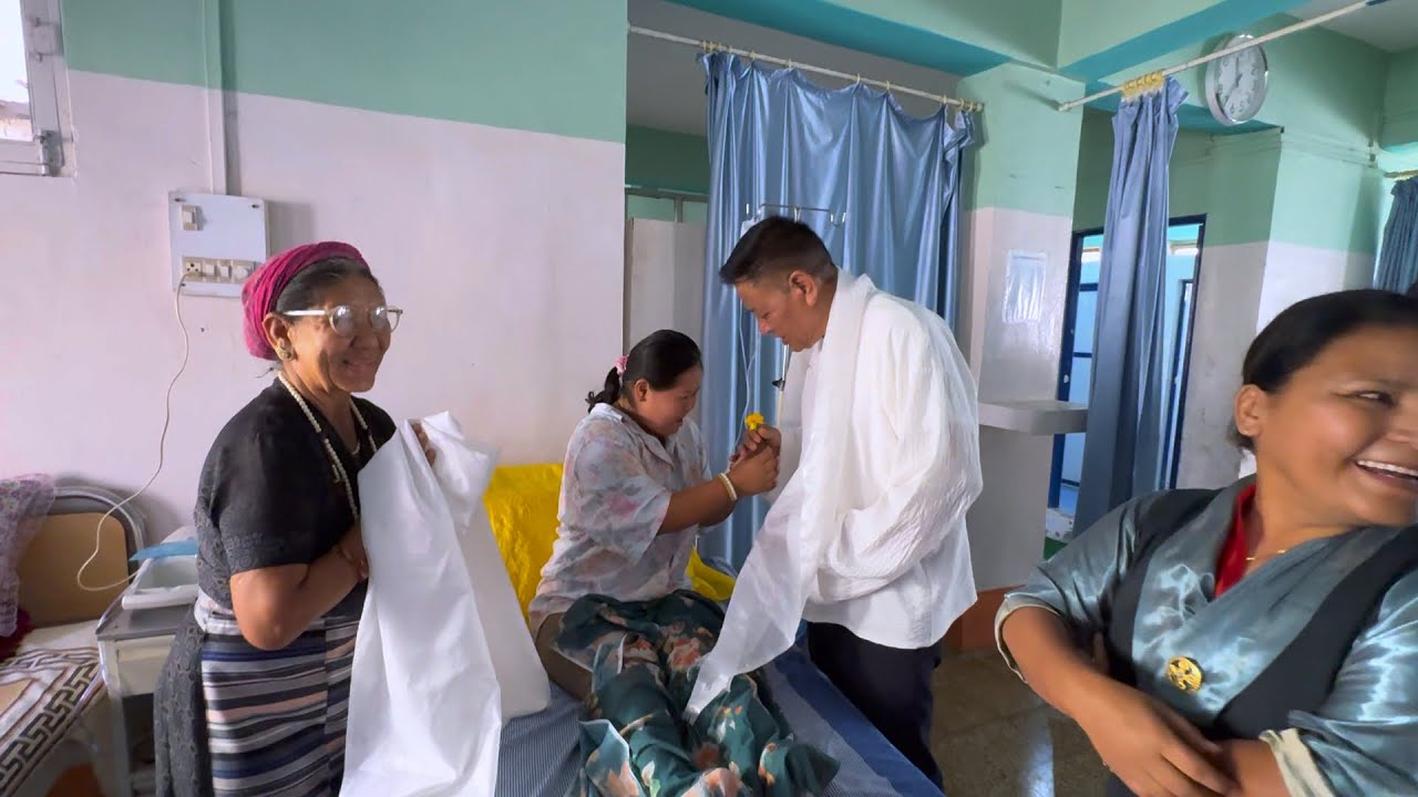 Sikyong Kungo Penpa Tsering Visited DTR Hospital, Camp No 10 & Old People’s Home On 26 Nov 2024
