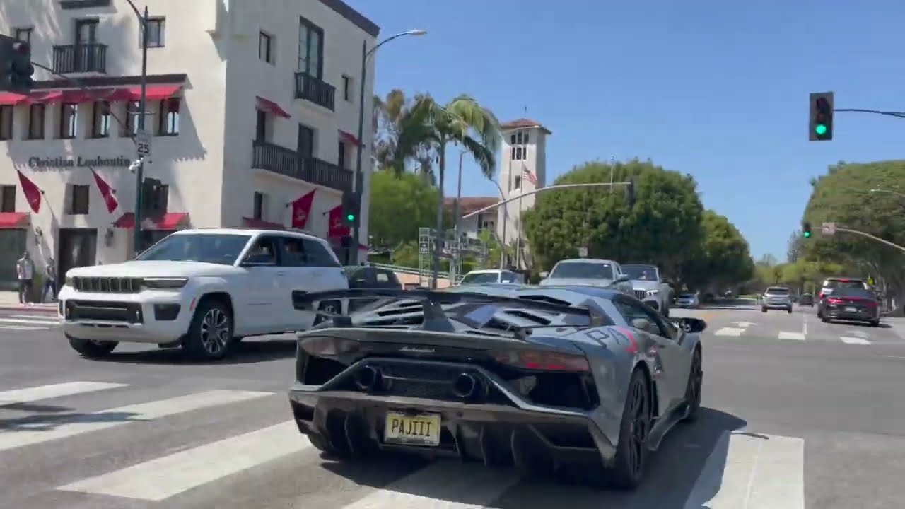 LAMBO CITY! 90210 Stacked with Exoctic Cars Today!