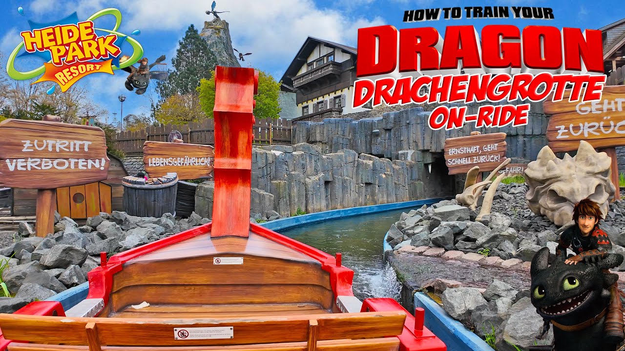 Drachengrotte On-Ride | How to Train Your Dragon | Heide Park (July 2024) [4K]