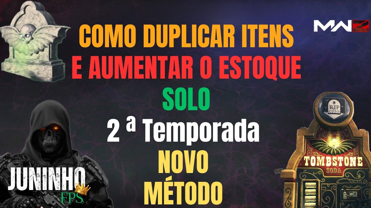 Glitch MW3 ZOMBIES (MWZ): Como DUPLICAR Intes e AUMENTAR o ESTOQUE ! Criando a LAPIDE SOLO