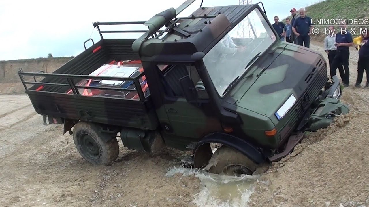 AMAZING Unimog Training Brigachtal - Offroad Trial 4WD 4x4 Off-Roading