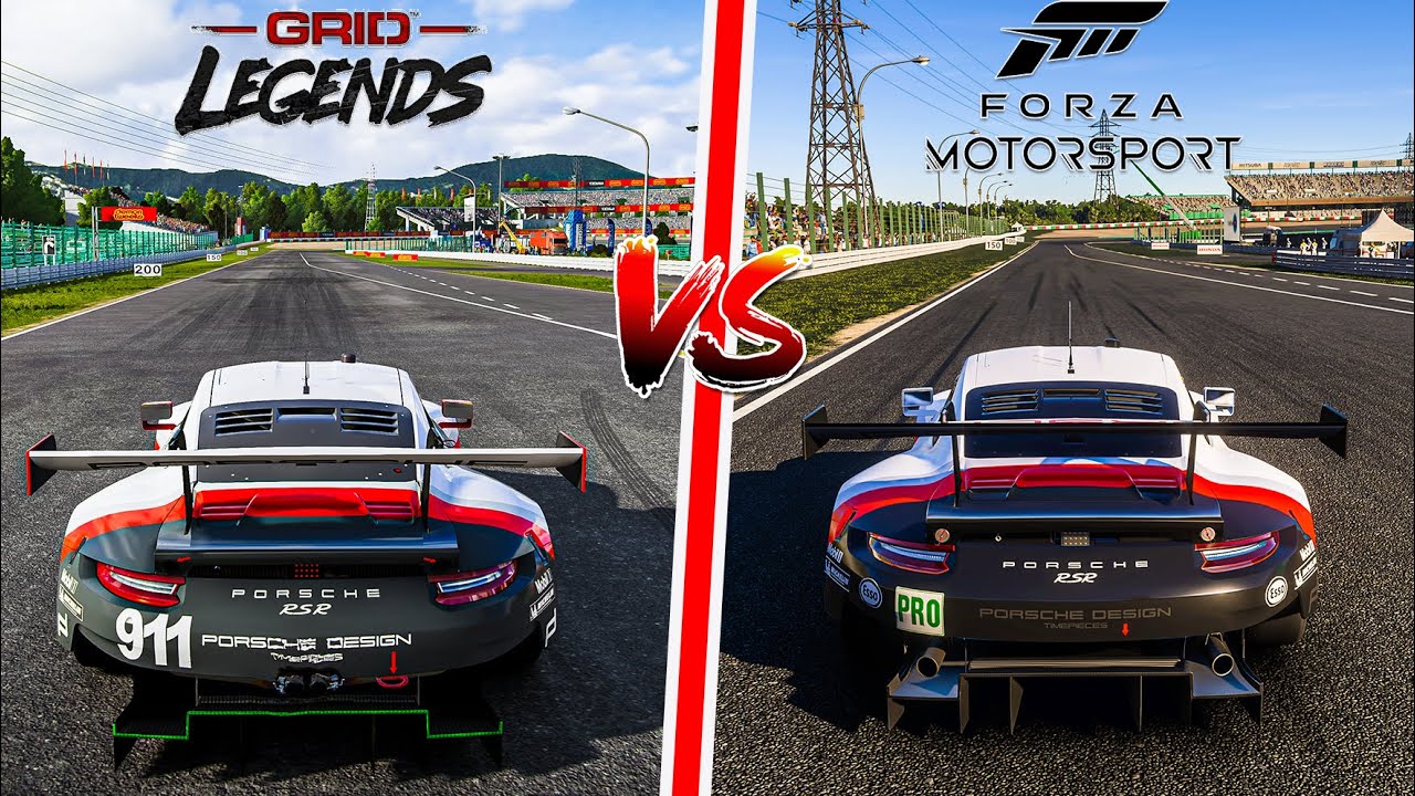 FORZA MOTORSPORT 8 VS GRID LEGENDS GRAPHICS COMPARSION PS5 VS XBOXseriesX 4K60FPS