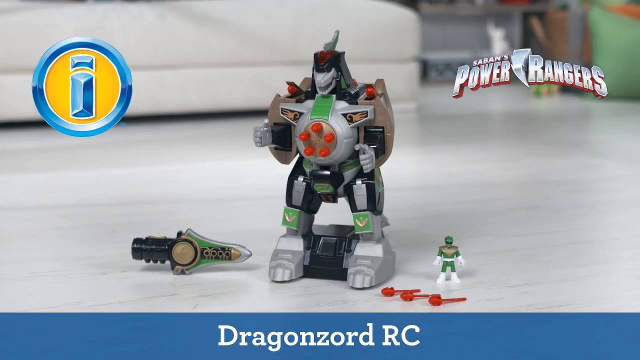 Imaginext&reg; Power Rangers&trade; Green Ranger & Dragonzord RC | Fisher-Price
