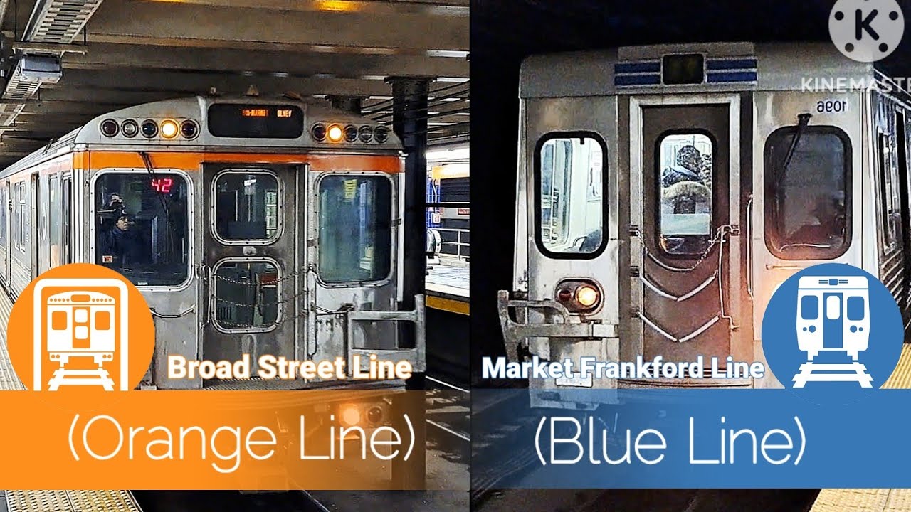 Philadelphia SEPTA Subway Scenes Across the System 