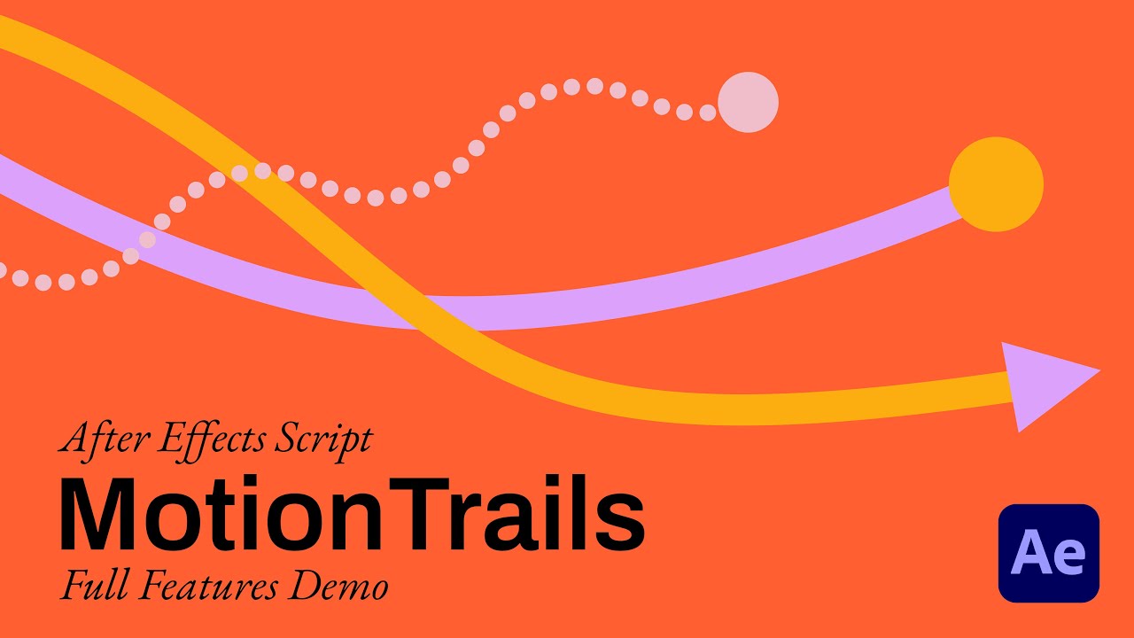 MotionTrails - After Effects Tool Full Features Demo