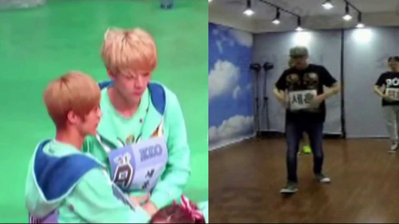 EXO hint dance move of GROWL at ISC long ago