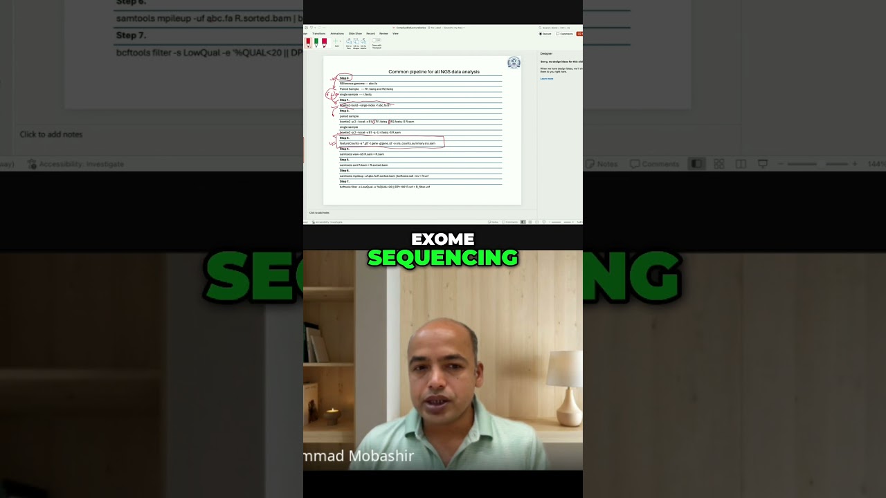 RNA Seq Data Analysis  Feature Counts and VCF Tools #education #shorts #bioinformatics #video #viral