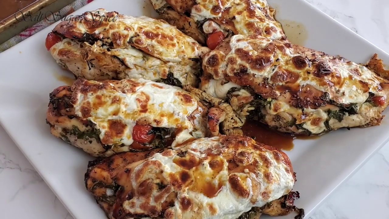 Caprese Stuffed Balsamic Chicken