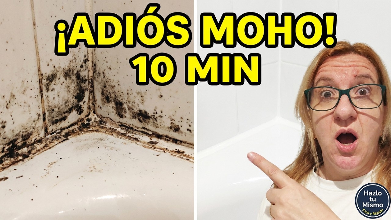 Adiós moho en minutos 🛁 Sin productos caros 😱
