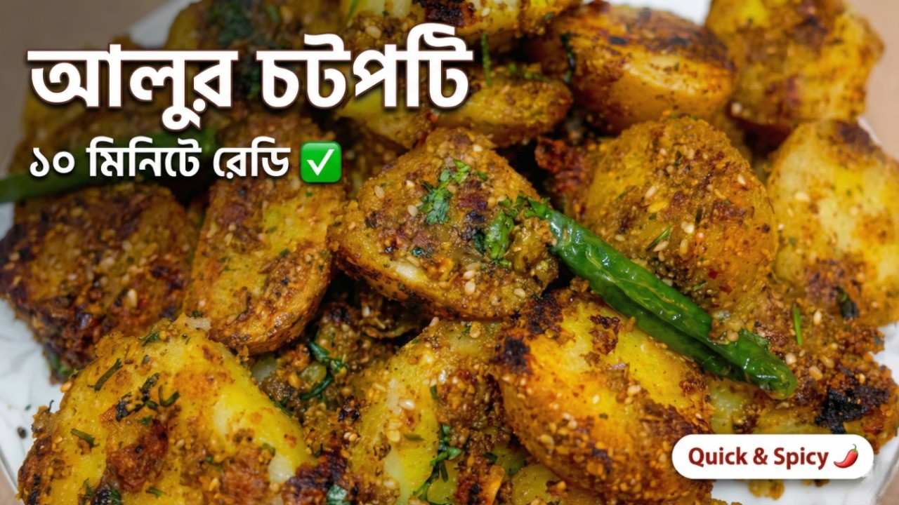 আলু চটপটি ১০ মিনিটে! 🤤 এমন স্বাদ কখনও ভুলতে পারবেন না | Crispy & Spicy Snack | Marium's Blogs