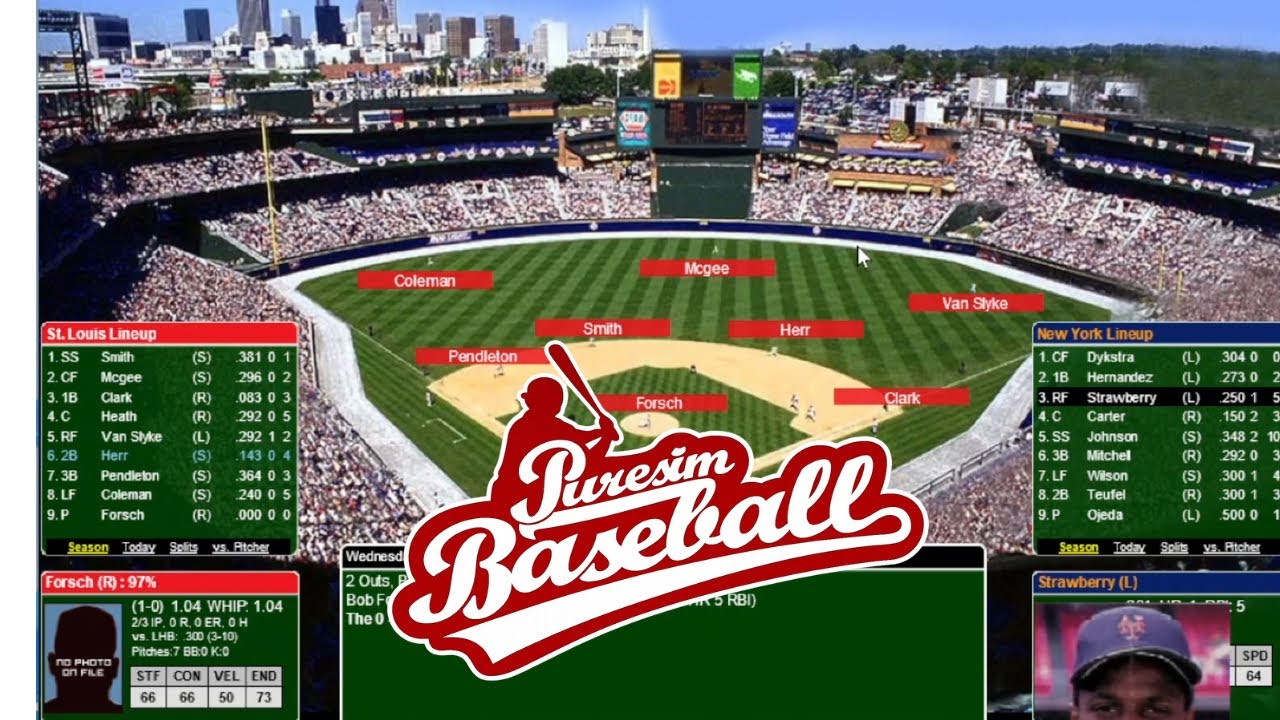 Пробую PureSim Baseball PC Baseball Sim!! Присоединяйтесь ко мне!!