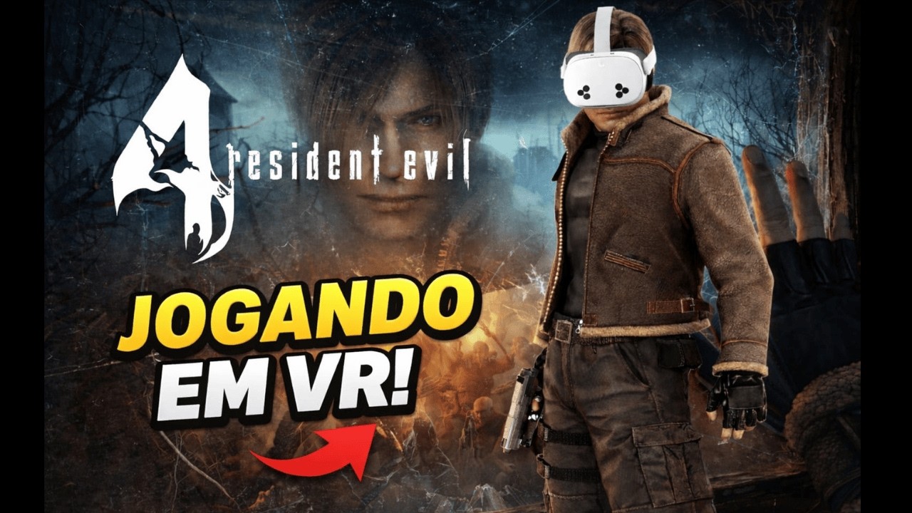 O Clássico Resident Evil 4 em VR (meta Quest 3s)