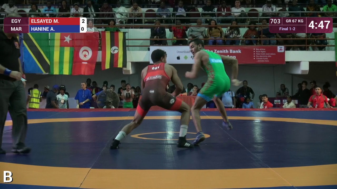 GOLD GR - 67 kg: M. ELSAYED (EGY) v. A. HANINE (MAR)