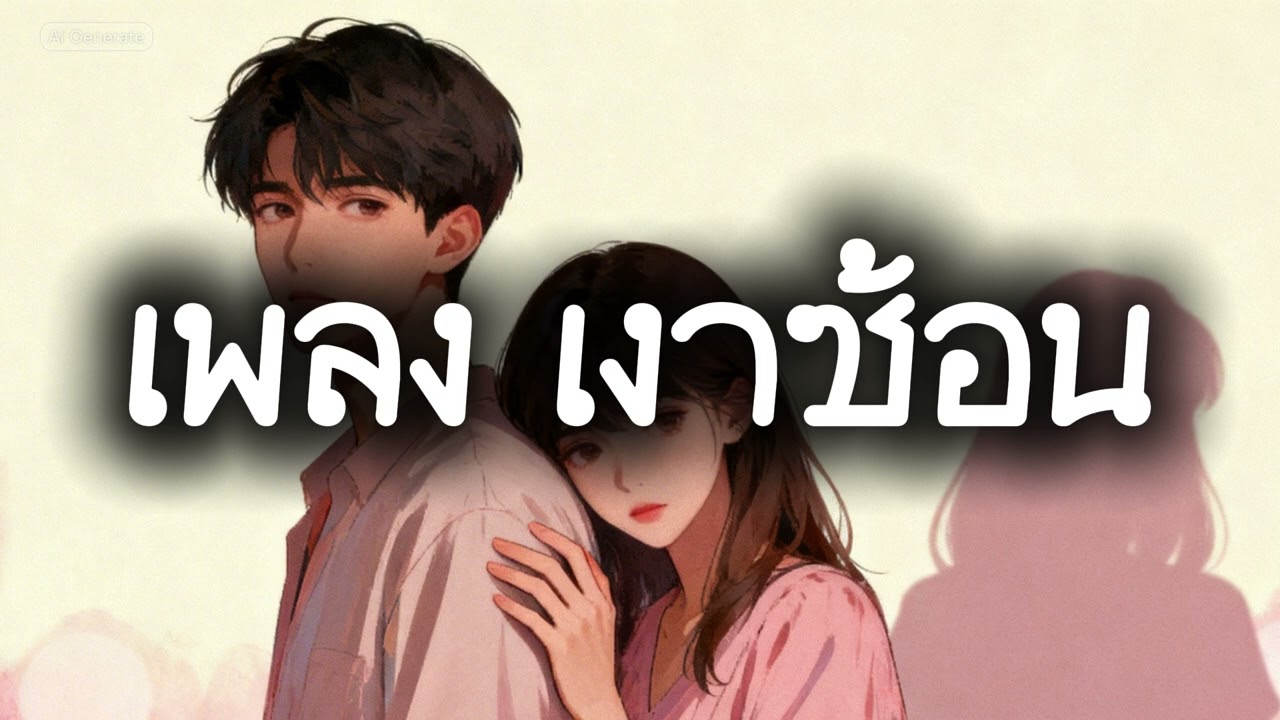 เงาซ้อน - เพลงโฟล์คเศร้า | คนใหม่แต่ยังเห็นเงาคนเก่า (Official Lyric Video)