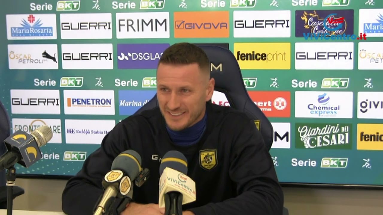 Conferenza Stampa Pre Juve Stabia - Virtus Entella Serie BKT 2025-2026 IGNAZIO ABATE 23-01-2026