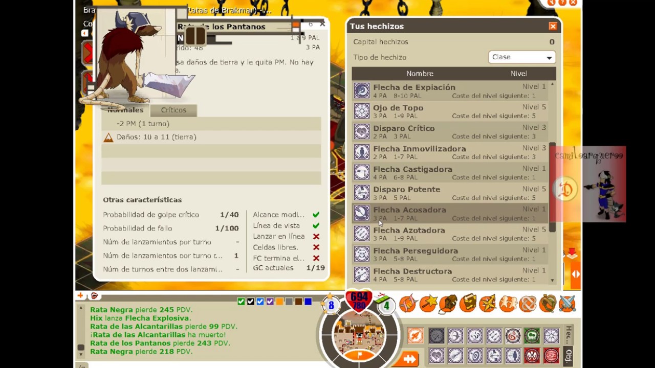 Dofus 1.29 mazmorra rata negra con ocra de inte 8/4
