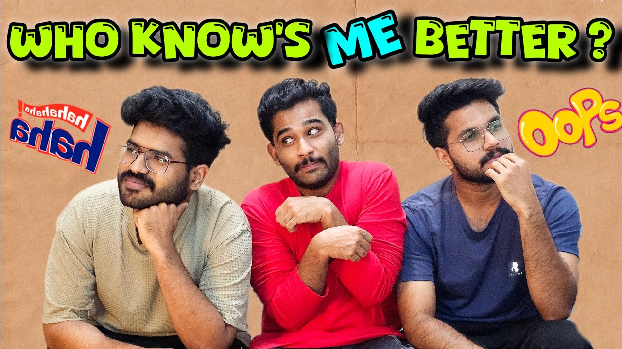 WHO KNOW'S ME BETTER ??? 😅 | Fun  friends 🧡 | @eaglegamingop @KarthikSuryavlogs @thejathangu