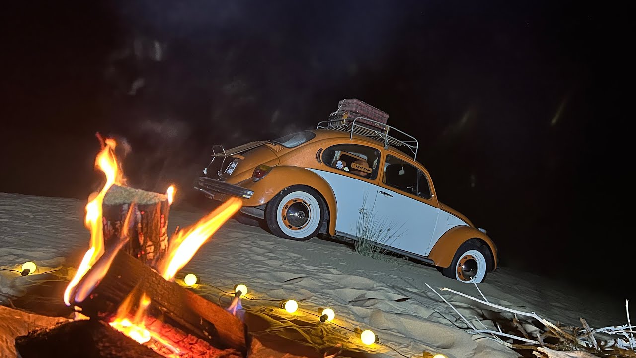 فلوق رحلتي للبر كانت مميزة. Vw beetles solo desert