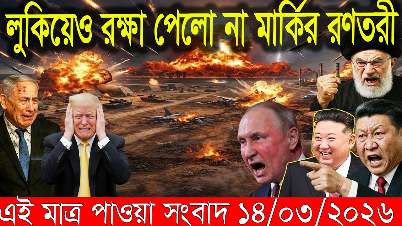 আজকের বাংলা খবর | 14 Mar  2026 | Bangla News | ব্রেকিং বাংলা নিউজ | সর্বশেষ আপডেট