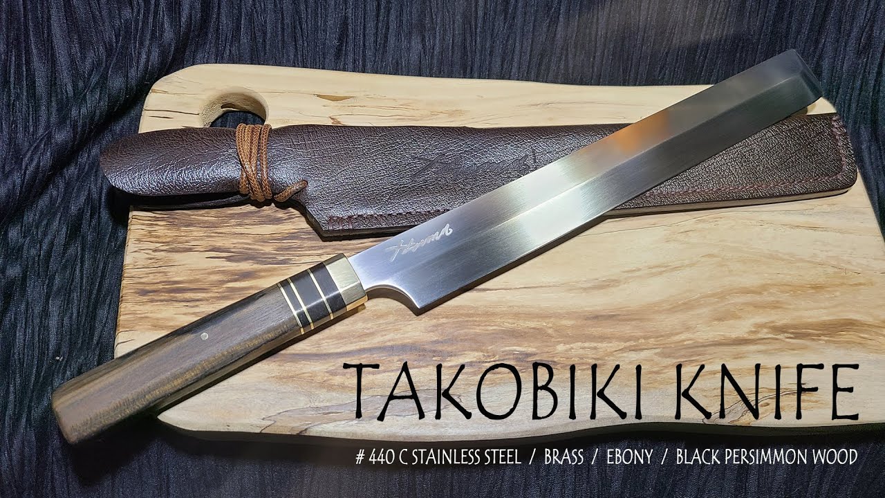 KNIFE MAKING / TAKOBIKI KNIFE 수제칼 만들기 #143