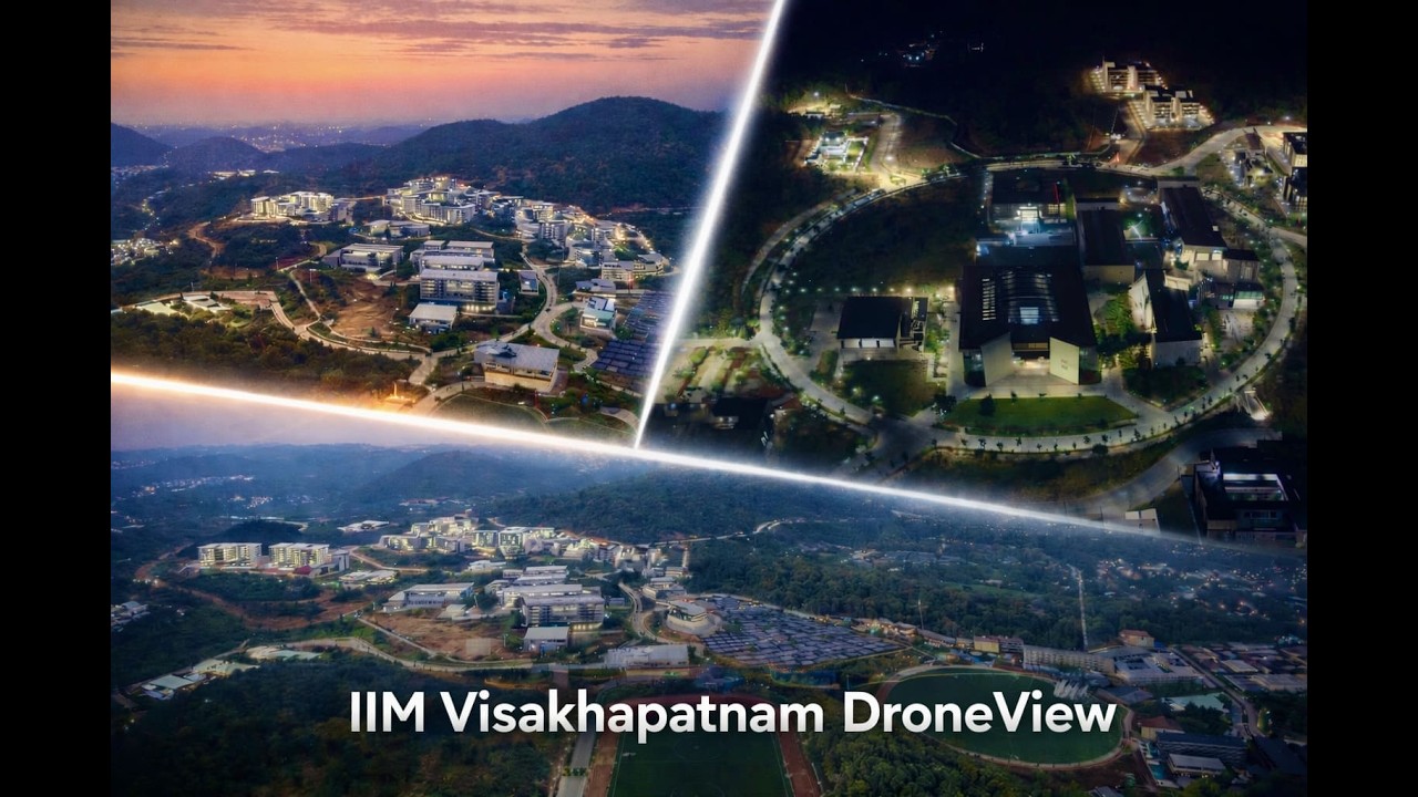 IIM Visakhapatnam Drone Video in 4k