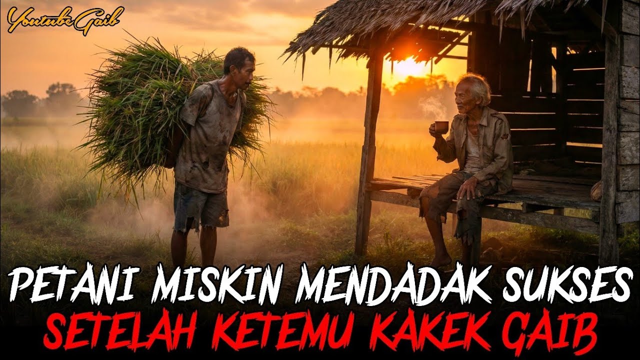 PETANI PULANG NYARI RUMPUT UNTUK KAMBING BERTEMU KAKEK JIN MUSLIM DAN DIAJARI CARA BERTERNAK KAMBING