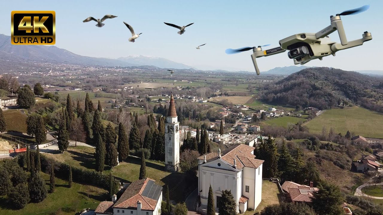 Mussolente Italy  Beautiful Italian Aerial Shots | Mussolente By  DJI Mavic Mini⁴ᴷ⁶⁰