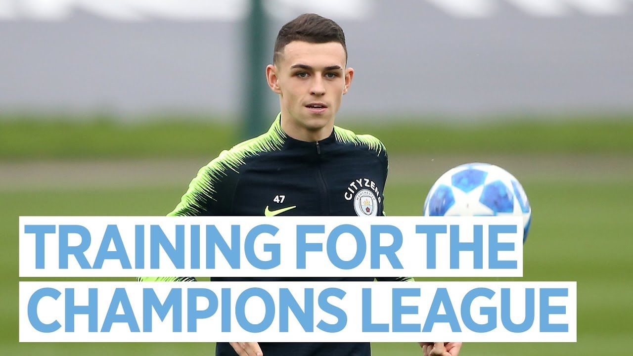 CHAMPIONS LEAGUE BALLS MAKE AN APPEARANCE! | MAN CITY TRAINING