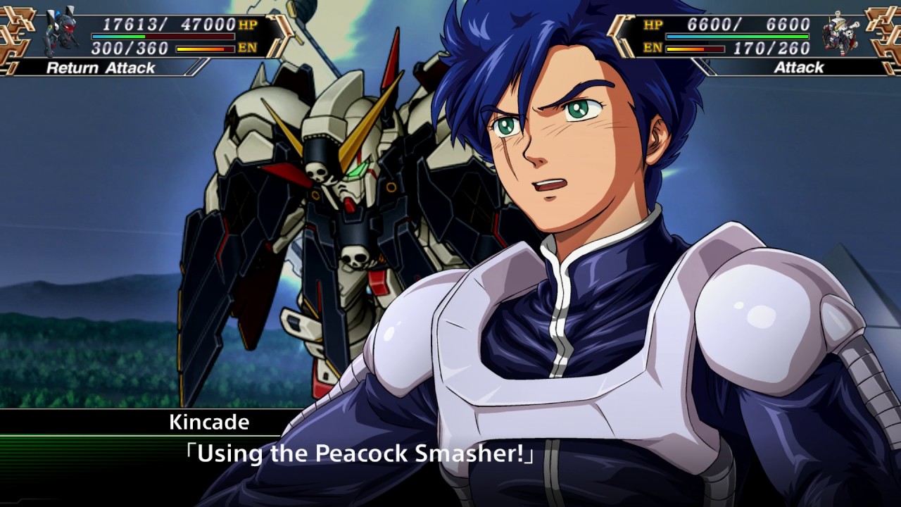 Super Robot Taisen V(ENG):  Crossbone Gundam X-1 Full Cloth All attacks