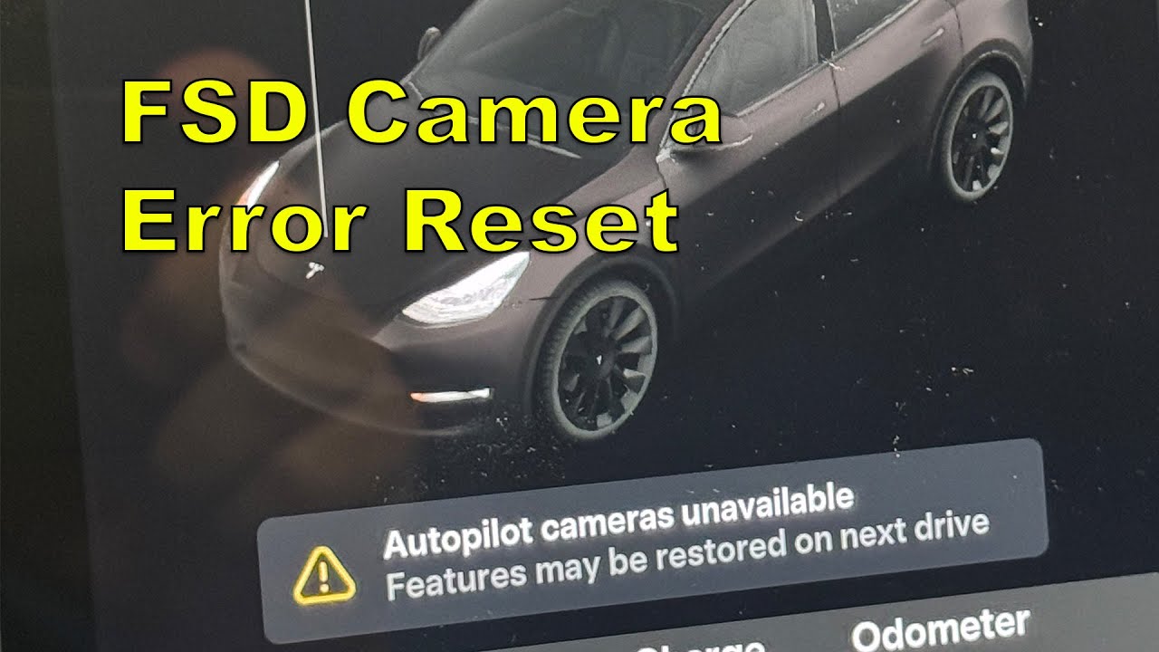 How To Reset Your FSD Cameras