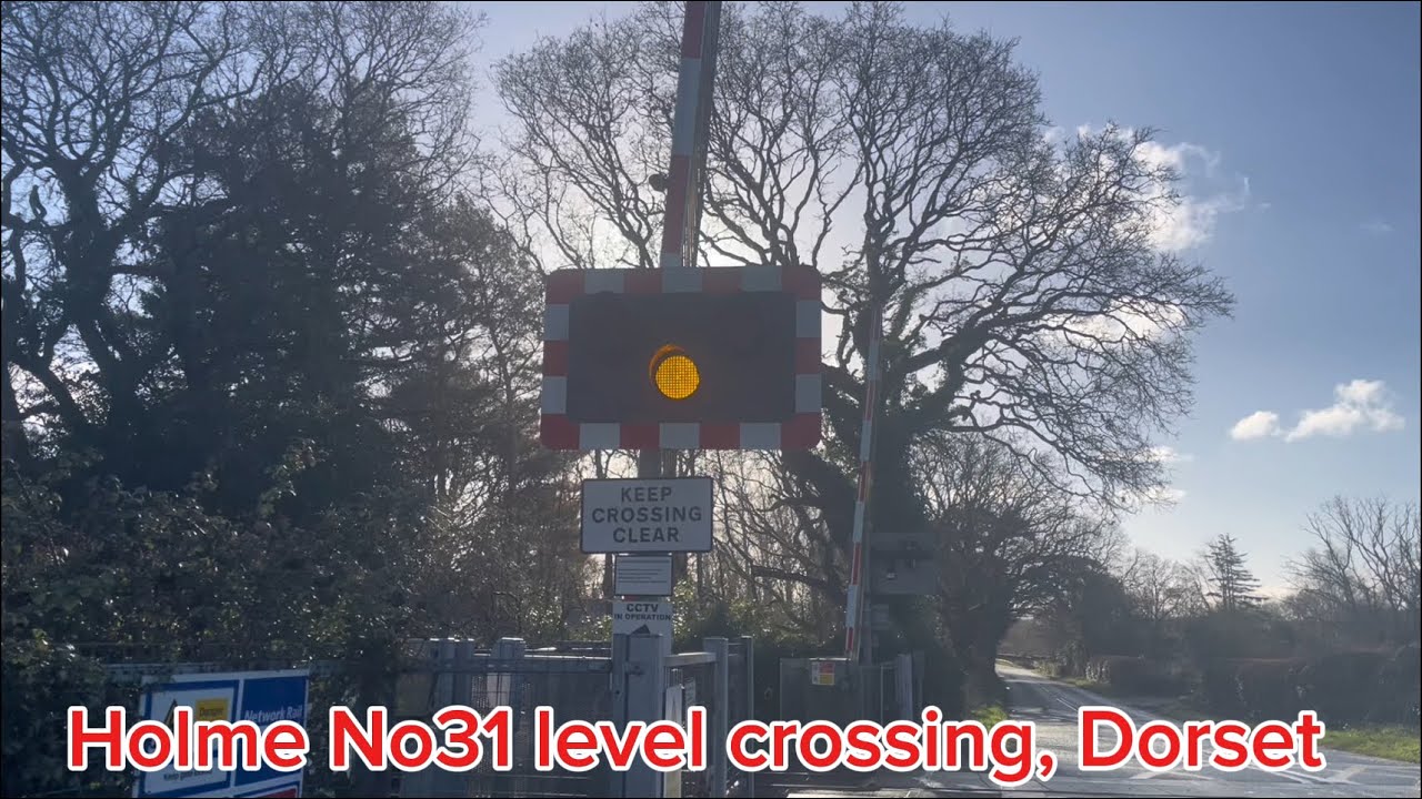 Alarm changed a lot at Holme No31 level crossing, Dorset