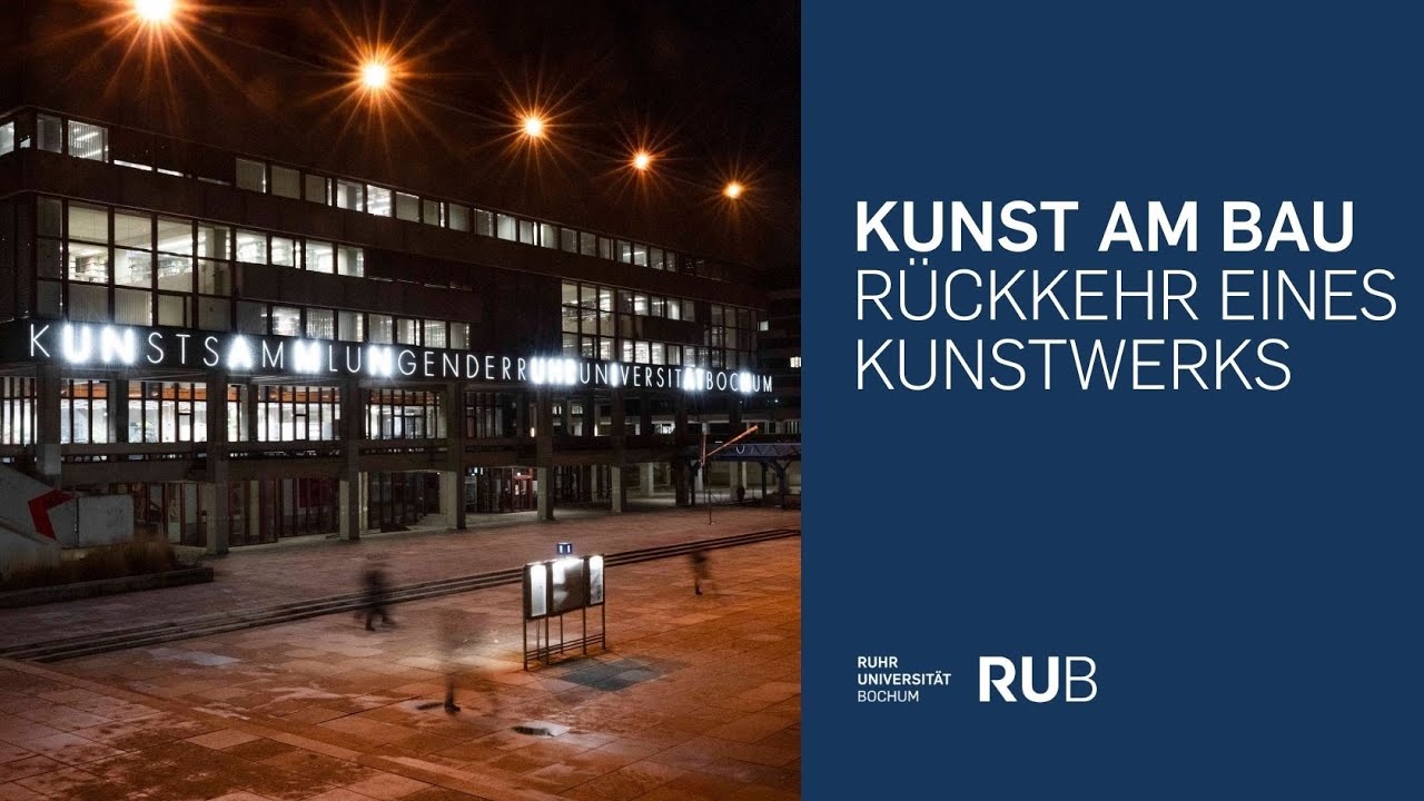 Kunst am Bau: Schriftzug an Kunstsammlungen leuchtet wieder