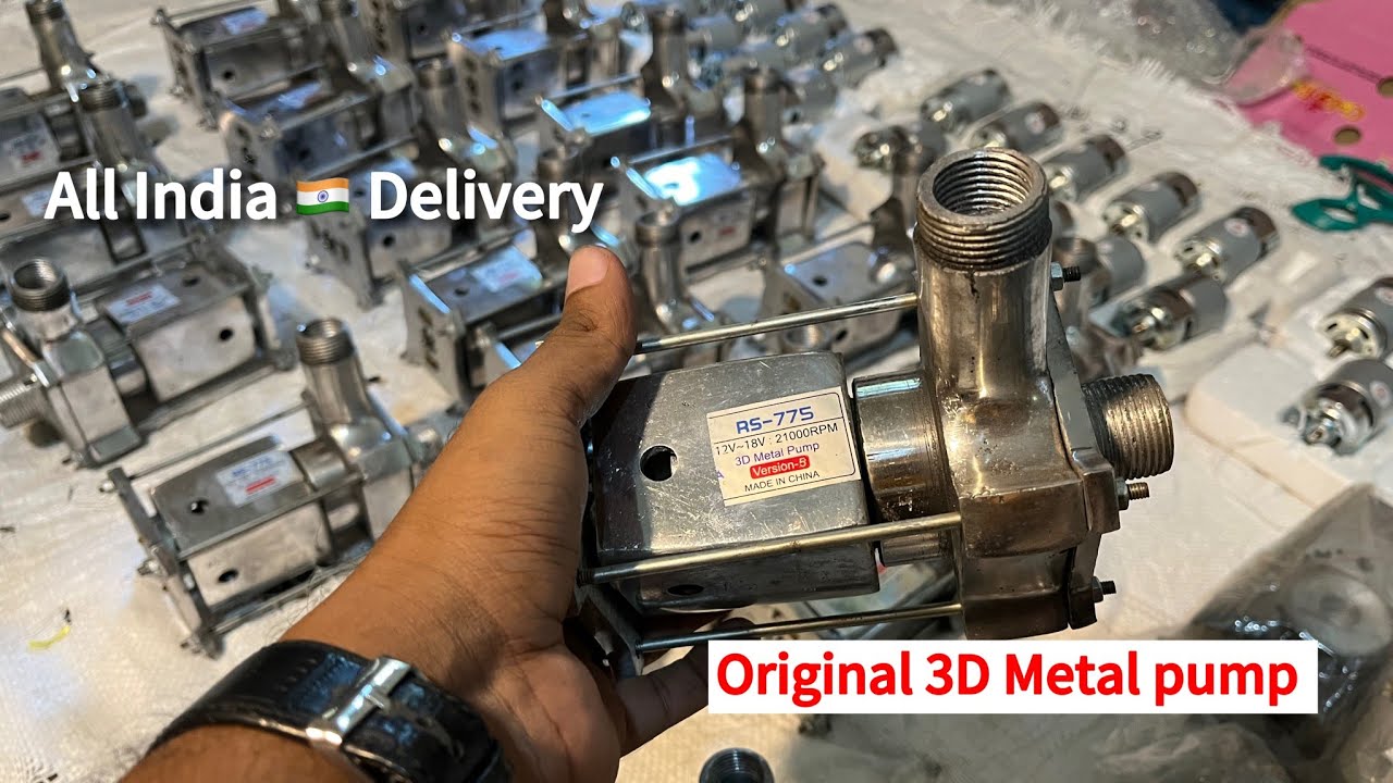 Original 3D Metal pump v5 available now 😳 | 3D Metal pump new stock #3dmetalpump 