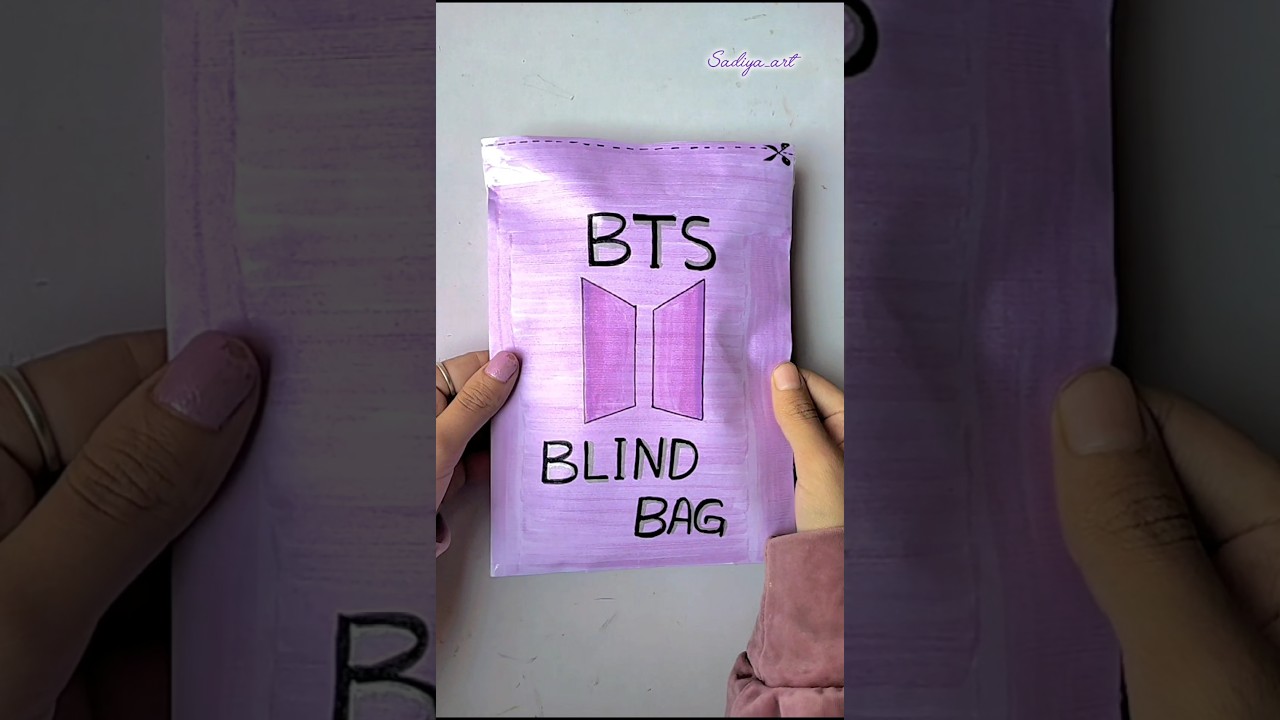 BTS Blind Bag #shorts #youtubeshorts #bts #blindbag #diy#viral#trending#papercraft#squishy #diy#love