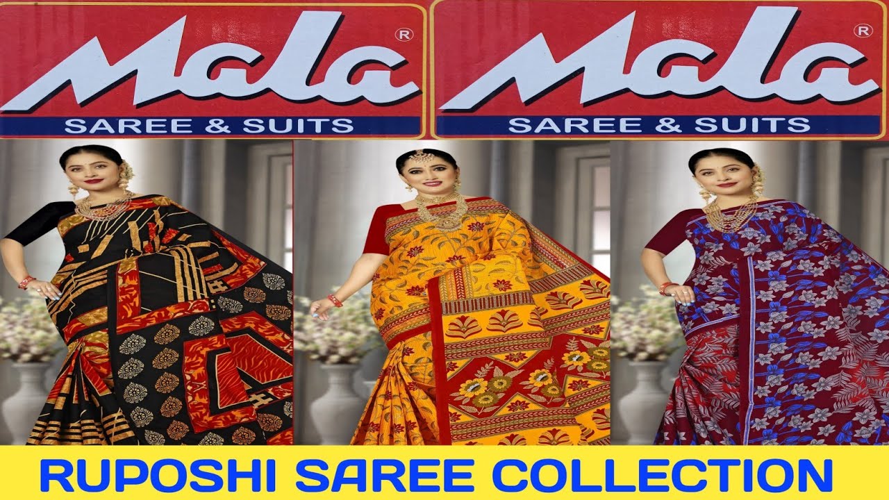 Super Cotton Printed Saree Mala Dilwale | Kolkata Fancy Chhapa Saree By Ruposhi Saree Collection