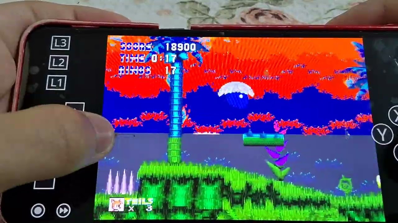 Sonic (s3 sprite) over tails [HANDCAM!!!]