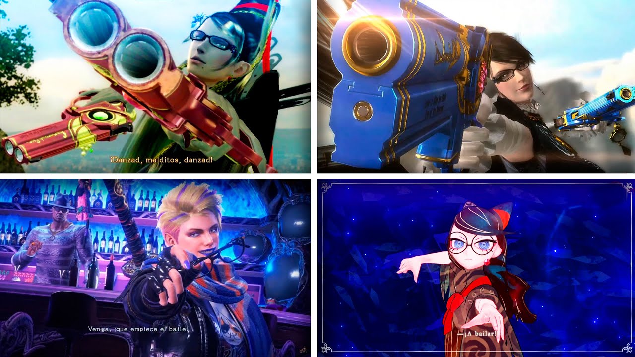 Bayonetta&acute;s - Let&acute;s Dance Comparison - Bayonetta 1, 2, 3 and Origins