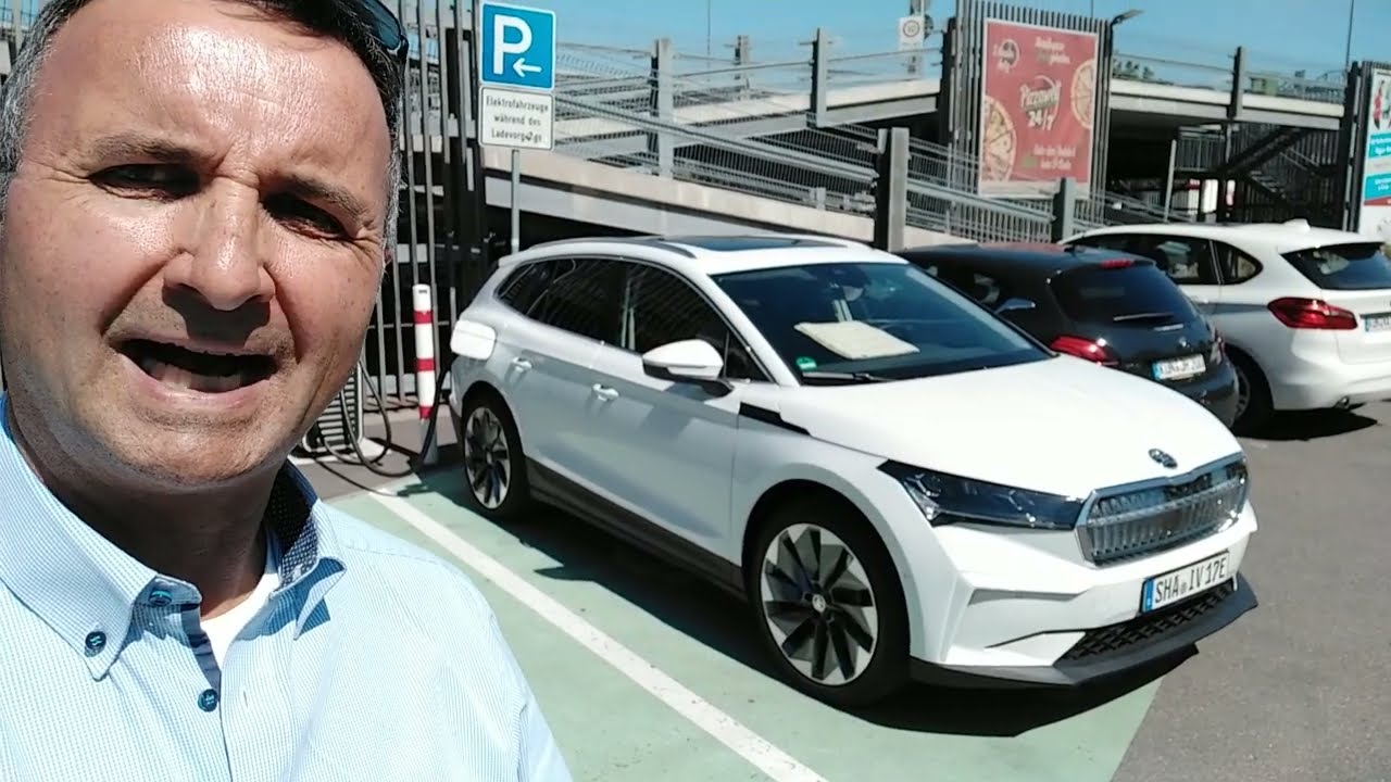 Skoda Enyaq IV80 -   Ladestationen und Schnellader!!