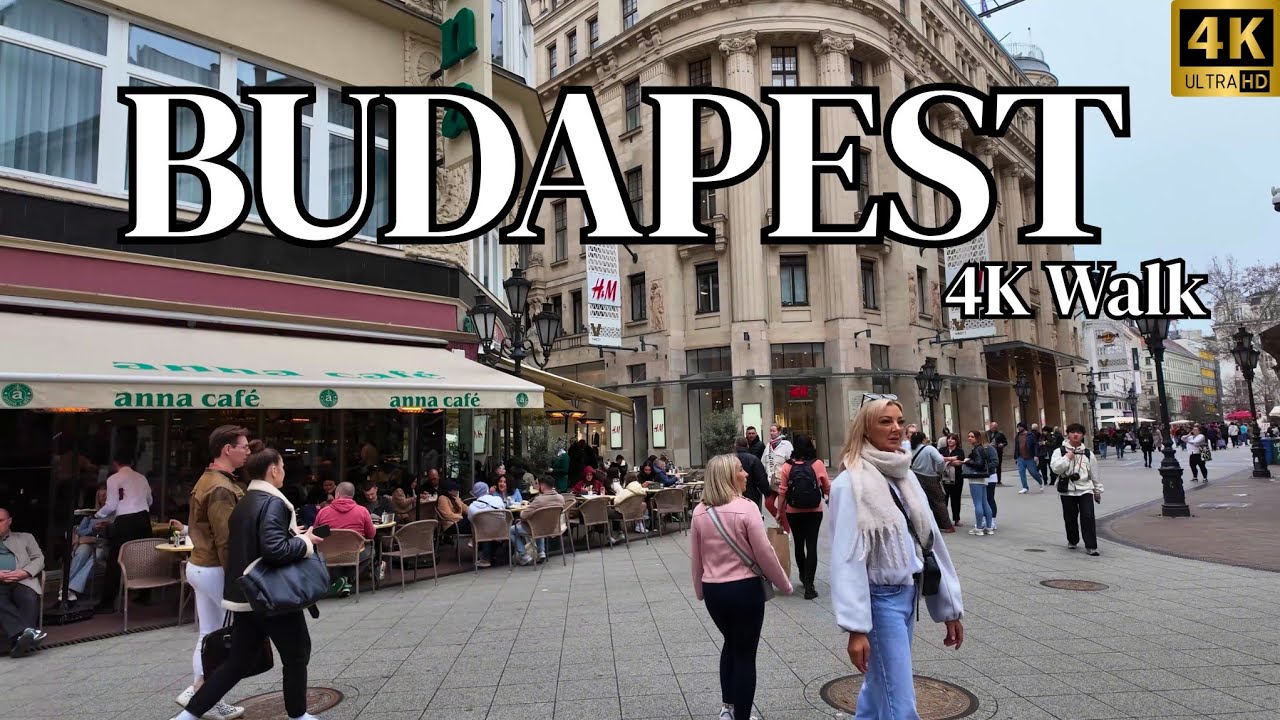 Budapest 4K Walking Tour - Winter Walk