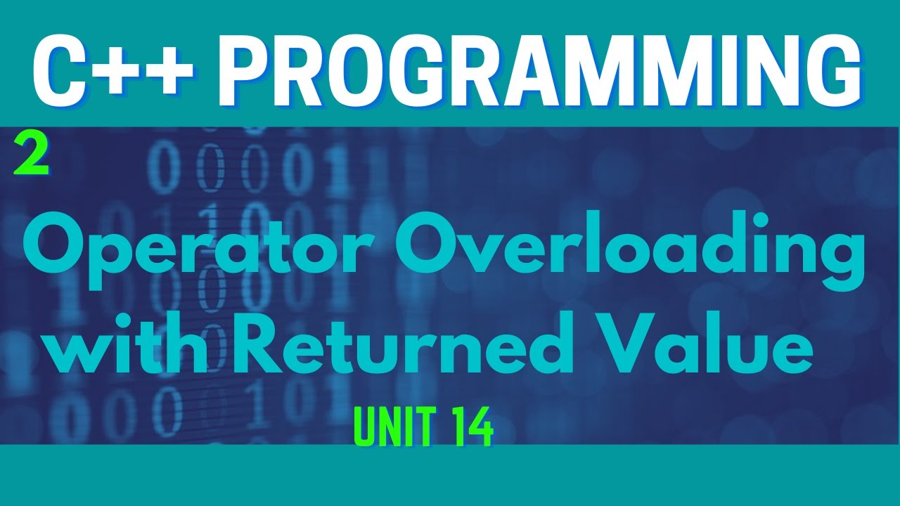 Operator Overloading with Returned Value in C++(Urdu/Hindi)