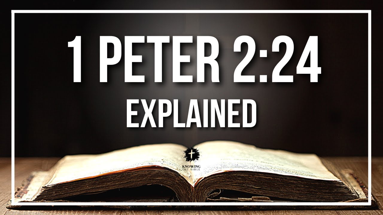 1 PETER 2:24 Explained - What Does The Bible Verse 1 PETER 2:24 [KJV] REALLY Mean?