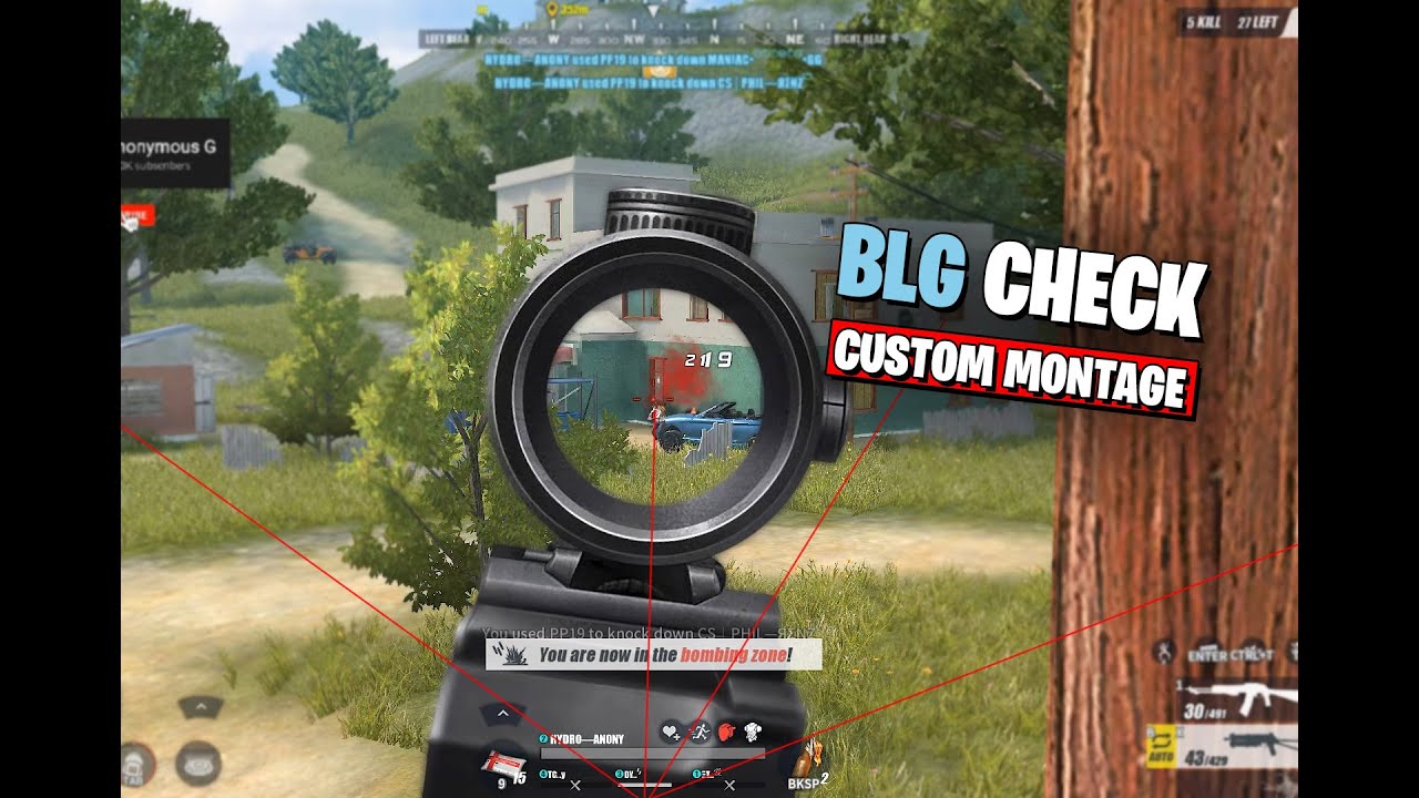 BLG CHECK | CUSTOM MONTAGE | Rules Of Survival (Montage#53)