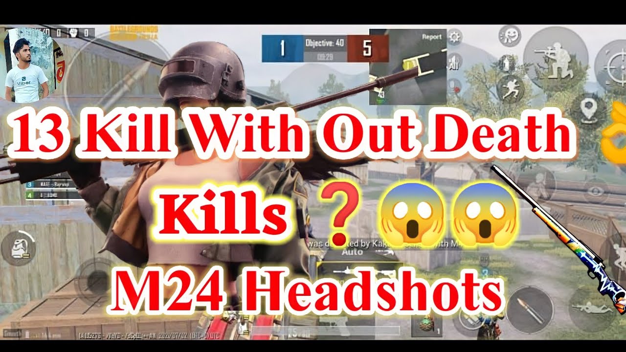 BGMI TDM Epic GamePlay || TDM GamePlay Video's || M24 Challenge || Epic Headshots Collection