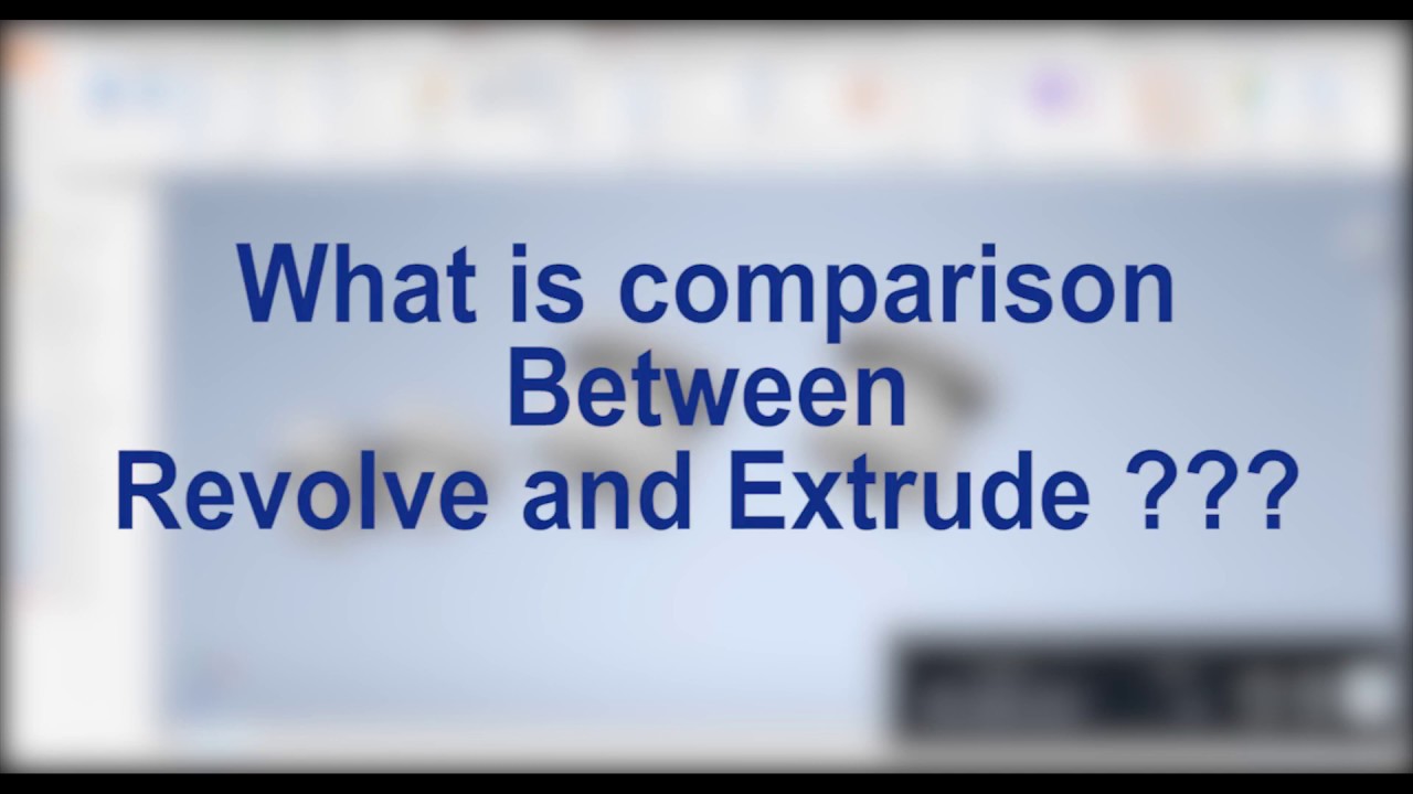 Tutorial Class - Extrude Vs Revolve, which is better ? #autodeskinventor #revolve #extrude #design3D