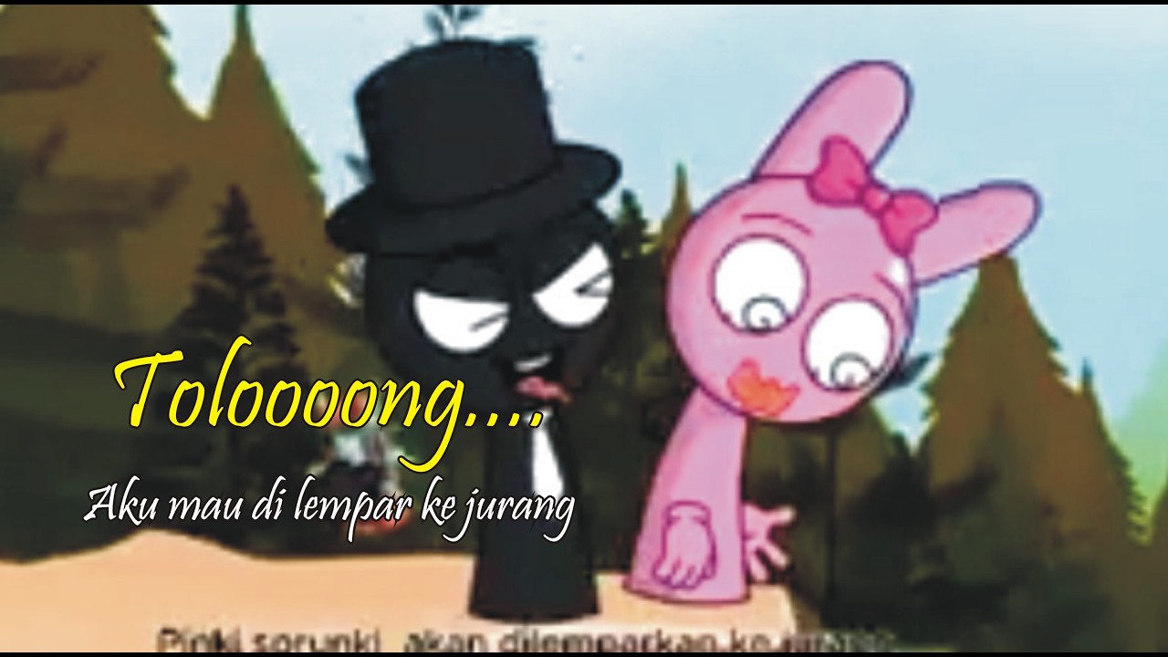 Pinki Sprunki akan di lempar ke jurang