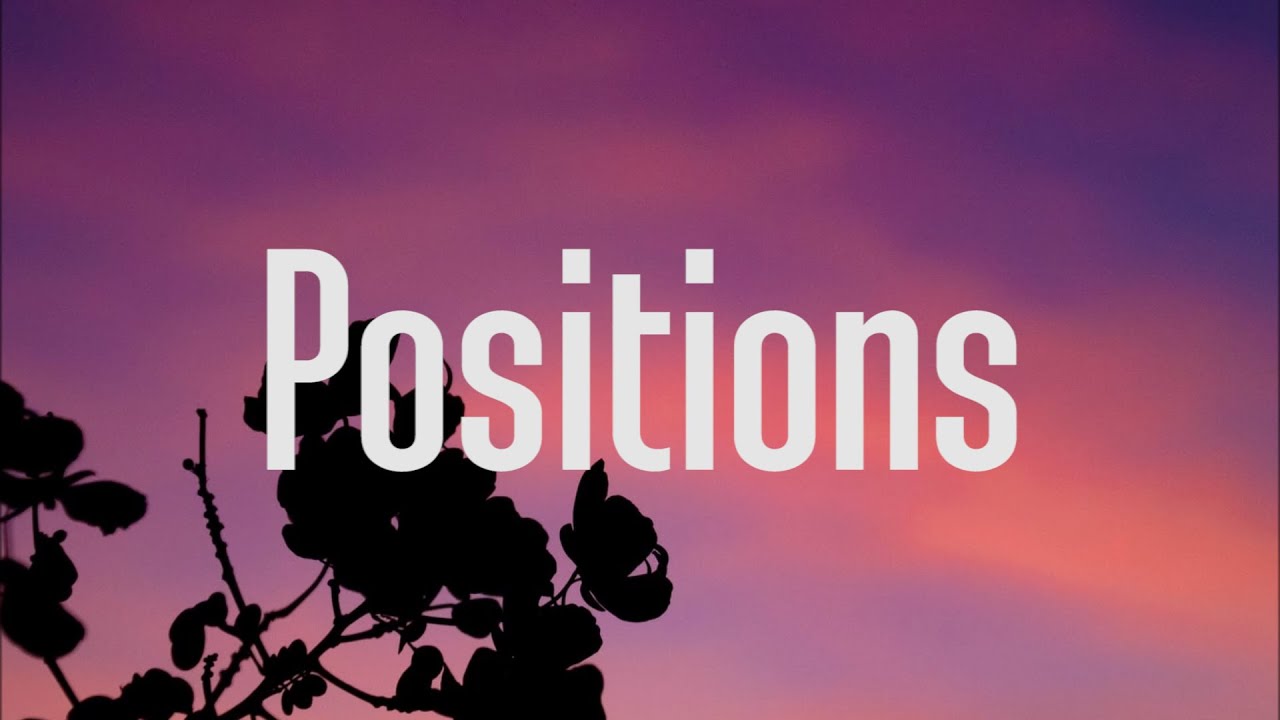 Ariana Grande - positions (Lyrics)